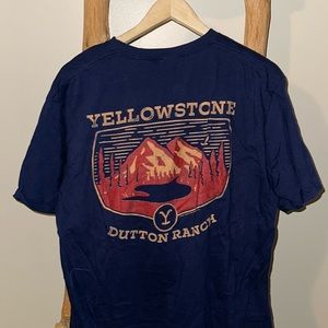 Yellowstone Dutton Ranch Mountains T-shirt